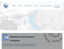 Tablet Screenshot of omargroup.com